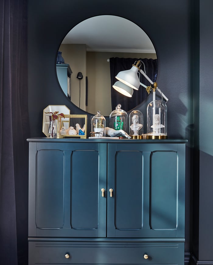 LINDBYN round mirror, large